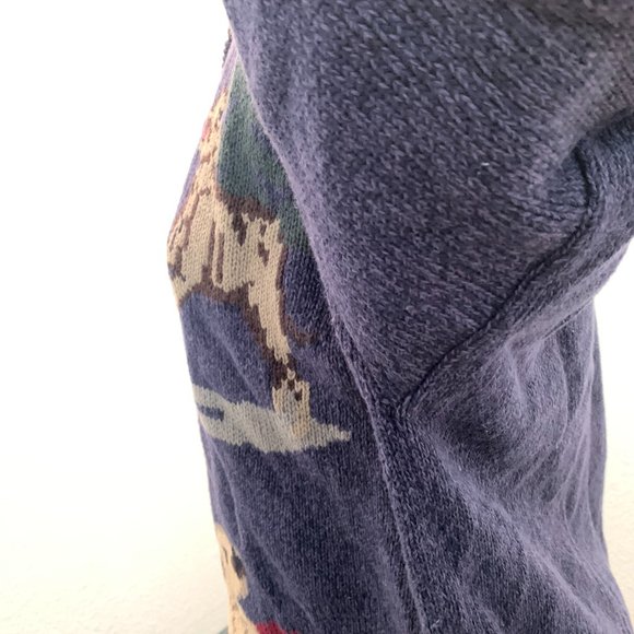 Northern Reflections cotton cardigan sweater size L dogs and puppies - Picture 10 of 16